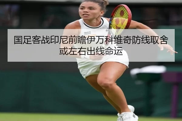 国足客战印尼前瞻伊万科维奇防线取舍或左右出线命运